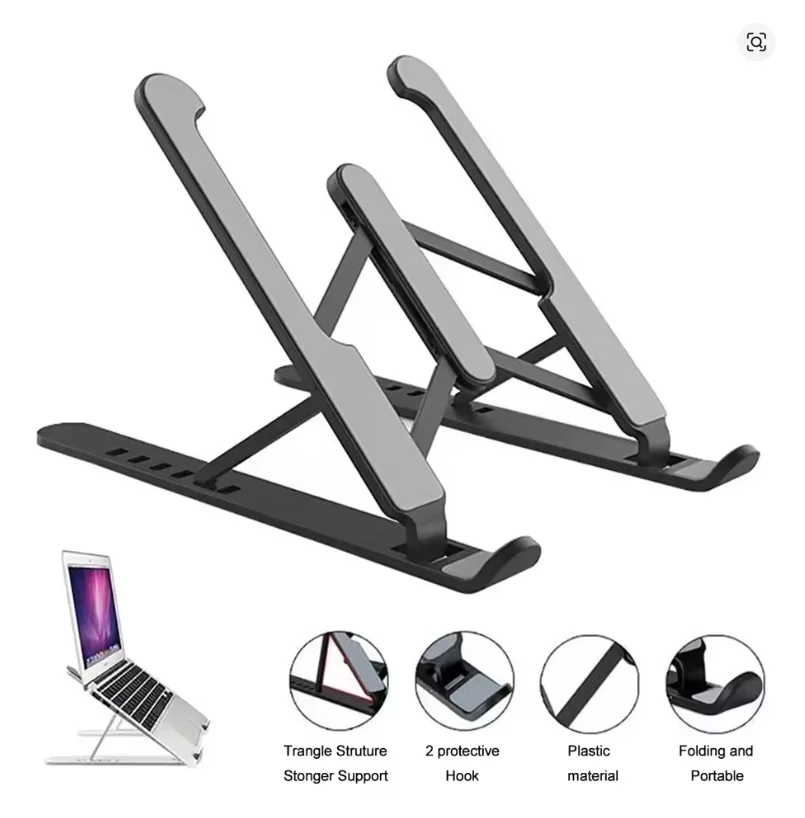 Suporte ergonômico - Suporte para Notebook e Tablet Dobrável e Ajustável