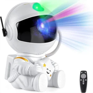 Projetor galaxy - Projetor Galaxy Astronauta Luz Noturna LED com Nebulosa